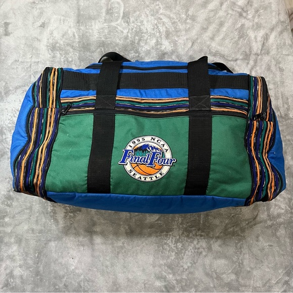 Vintage 1995 Final Four NCAA Basketball Seattle WA Oversized Duffle Bag